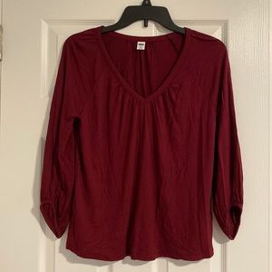 Maroon Blouse